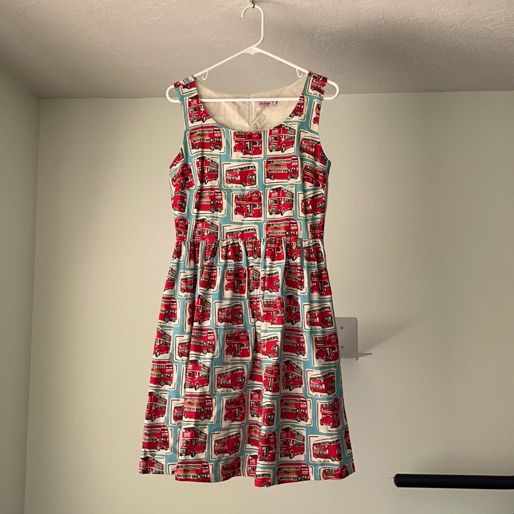 Cath Kidston Double Decker Bus dress size 10 UK